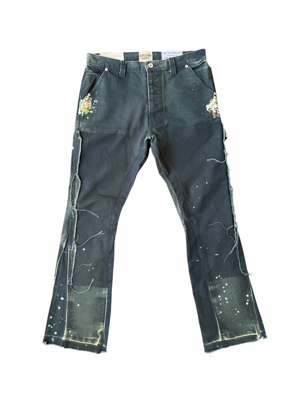 Size 32 - Gallery Dept. Paint Splatter Carpenter Flare Pants